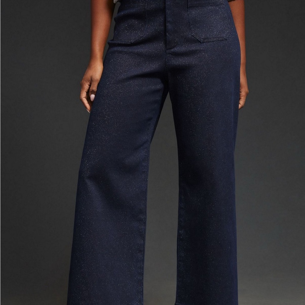 Pilcro Skipper Sparkle Wide Leg Jeans - Picture 3 of 6